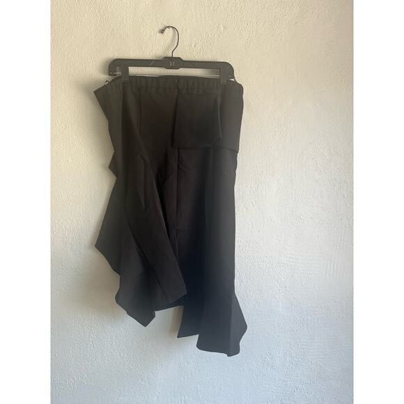 Anthropologie Endless Rose Woman Black Asymmetrical Strapless Dress, Siz… - Picture 10 of 10
